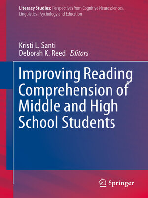 cover image of Improving Reading Comprehension of Middle and High School Students